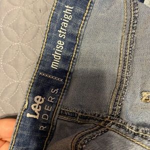 Lee Rider Mid rise Straight Jeans